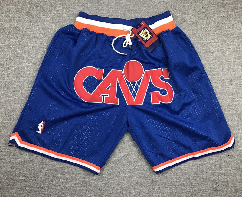 Men NBA Nike Cleveland Cavaliers blue shorts